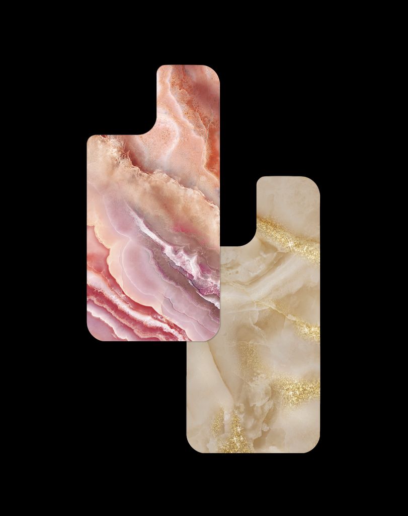 iDeal of Sweden iPhone 17 Pro Print Pack - Blush Pink Marble