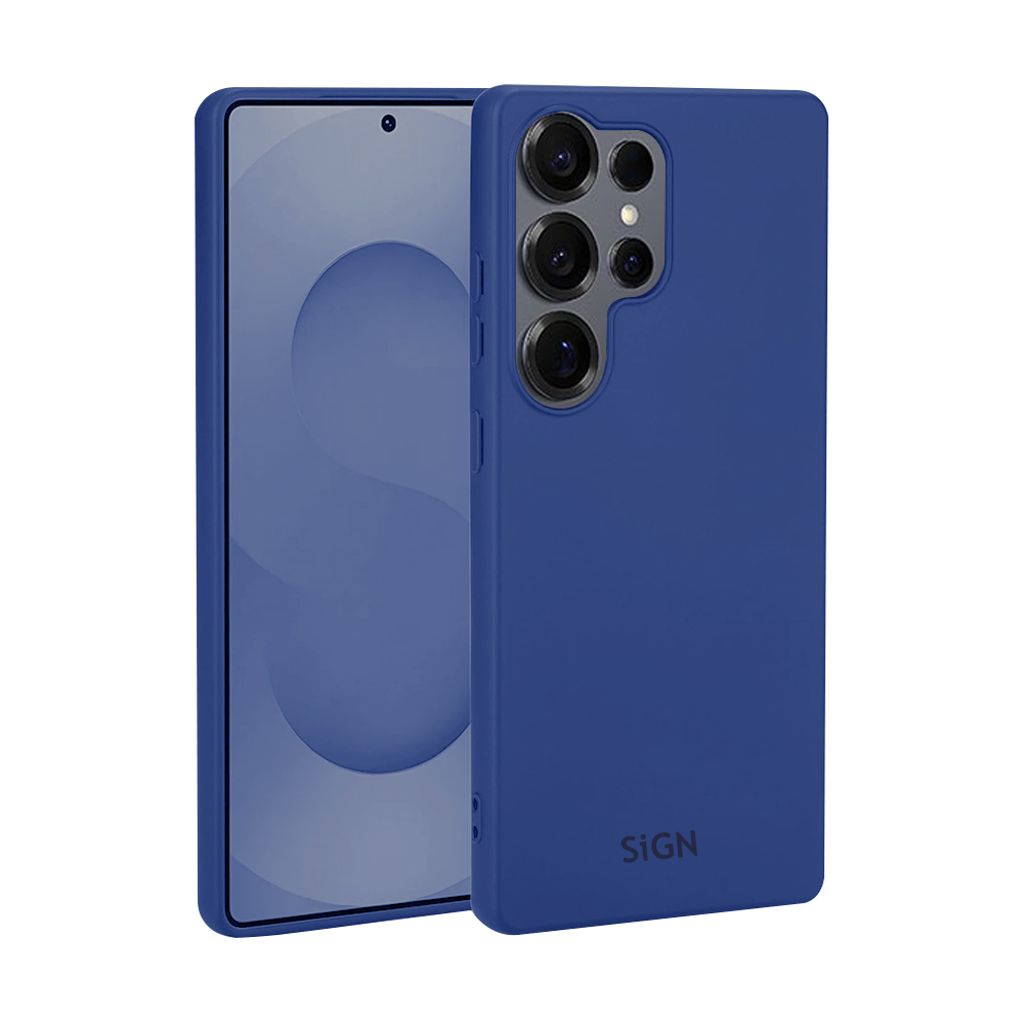 SiGN Liquid Silicone Case for Samsung Galaxy S25 Ultra - Blue — SiGN