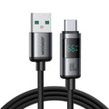 Joyroom USB-A to USB-C fast charging cable with display, 66W, 1.2m