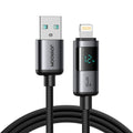 Joyroom USB-A to Lightning fast charging cable with display 3A, 1.2 m — Joyroom