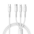 Joyroom S-A61 OmniGo Series 3-in-1 USB-C Charging Cable USB-C/Lightning/Micro - White — Joyroom