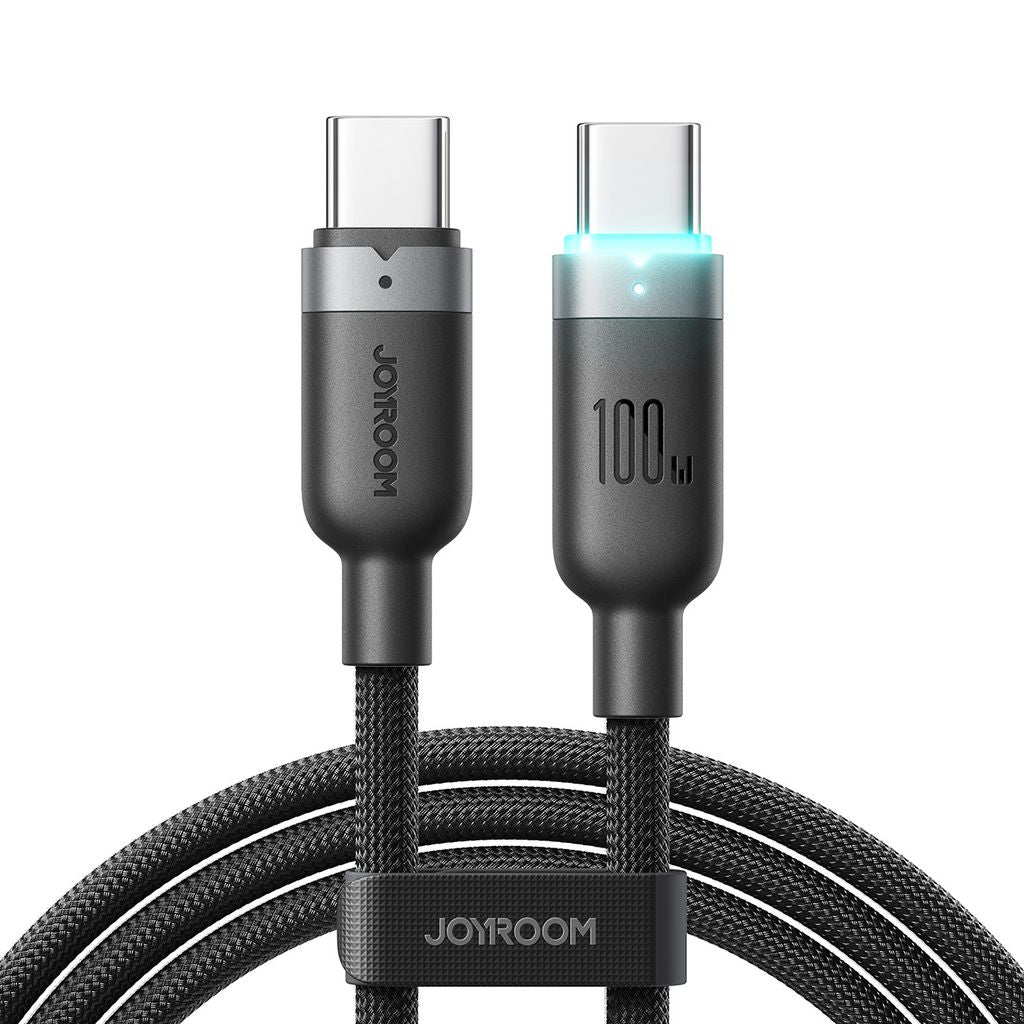 Joyroom S-A63 StarWay Series fast charging cable USB-C to USB-C, 1.2m – Black