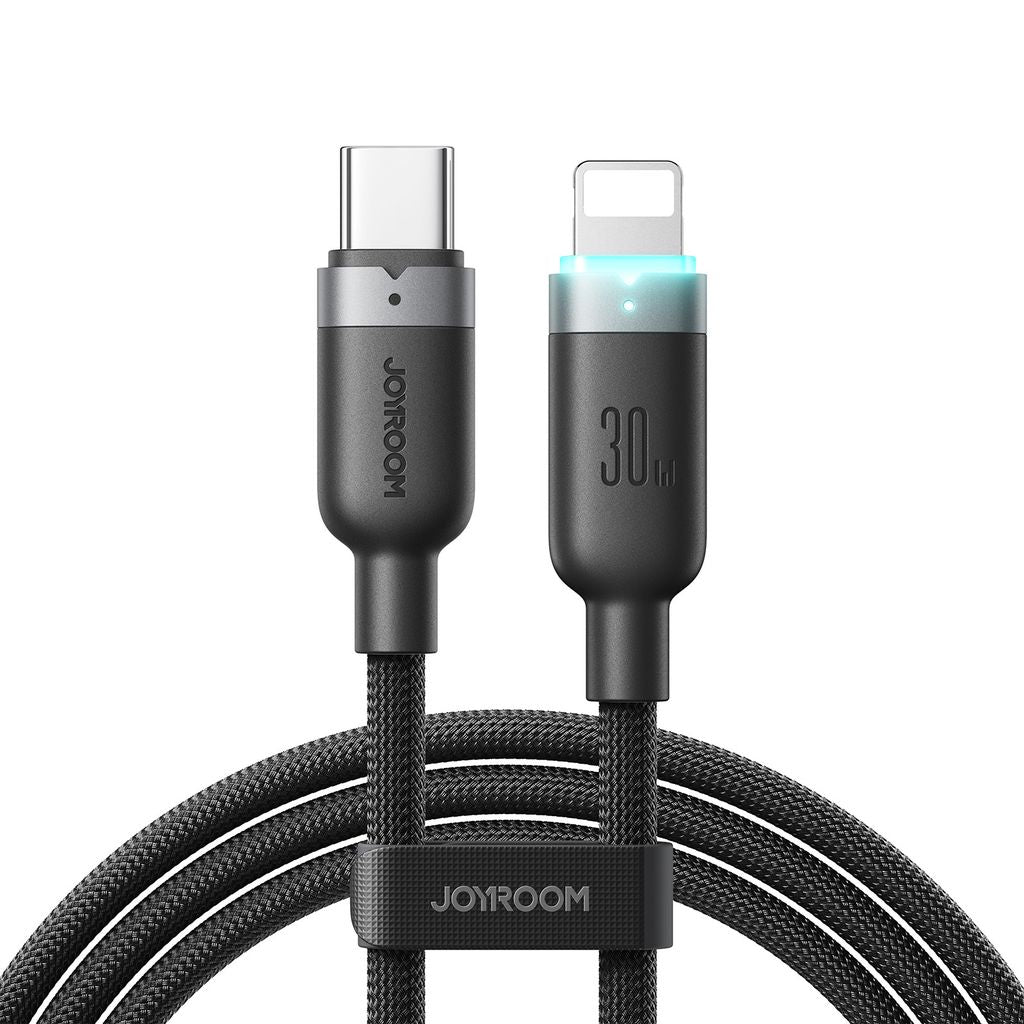 Joyroom S-A63 StarWay Series fast charging cable USB-C - Lightning 1.2m - Black