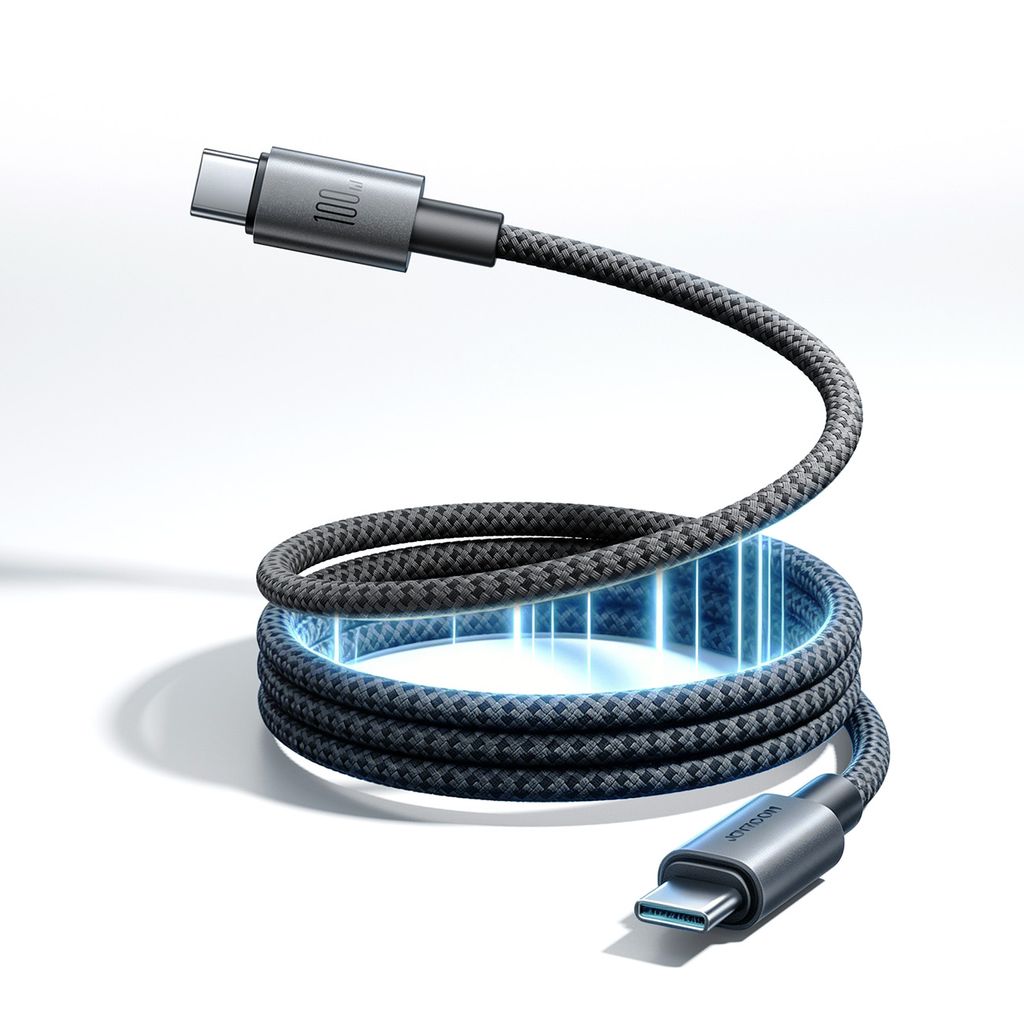 Joyroom MagEase 100W magnetic self-retracting cable USB-C to USB-C, 1.2m — Joyroom
