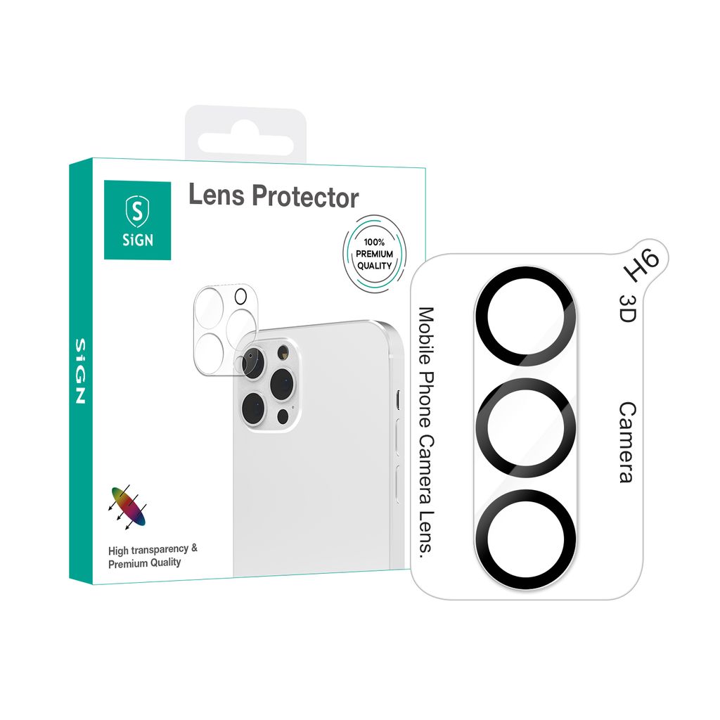 SiGN Samsung Galaxy S25 Lens Cover in Tempered Glass — SiGN