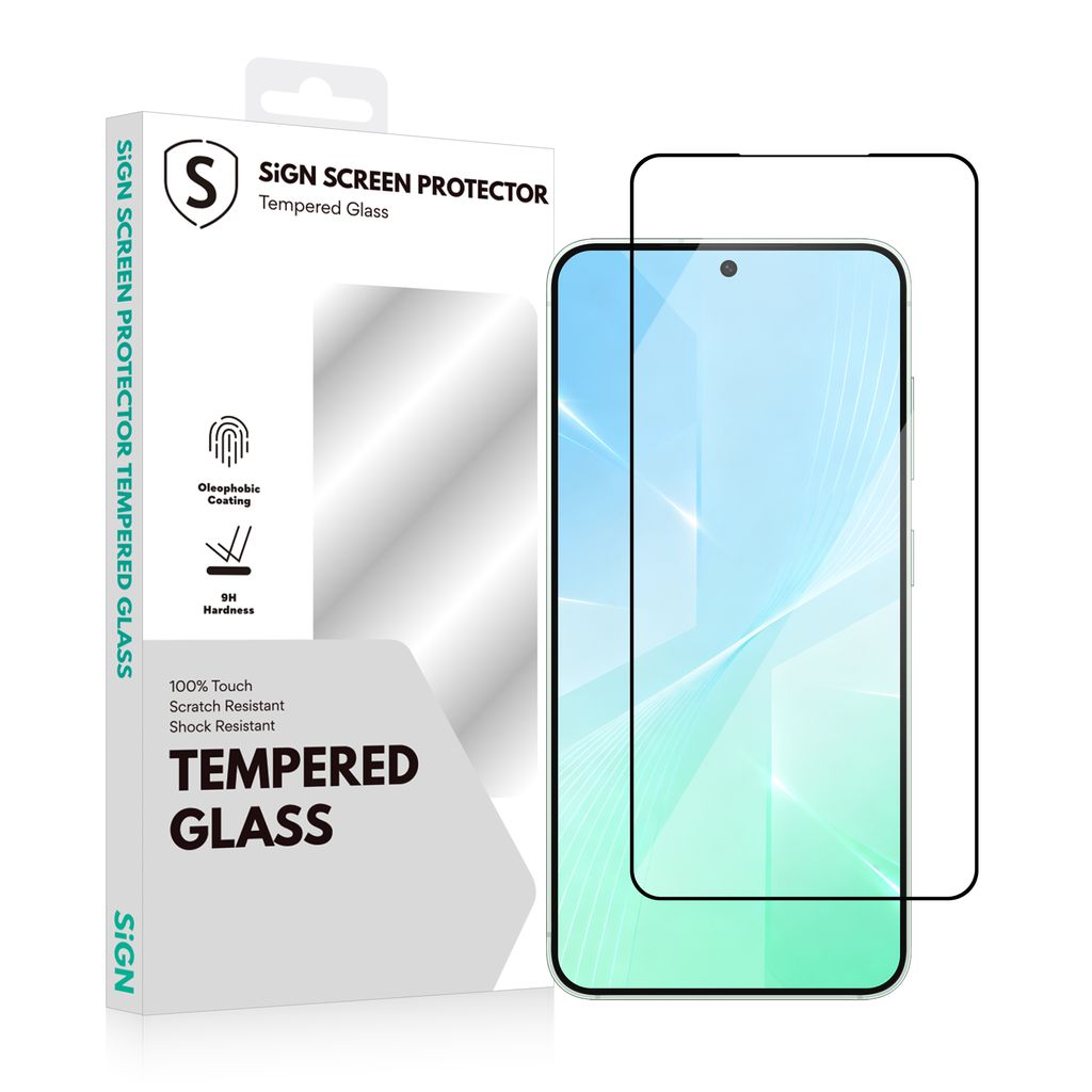 SiGN Samsung Galaxy S26 Screen Protector Ultrasonic fingerprint unlock — SiGN