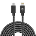 SiGN USB-C to Lightning Cable 2.1A, 3m - Black