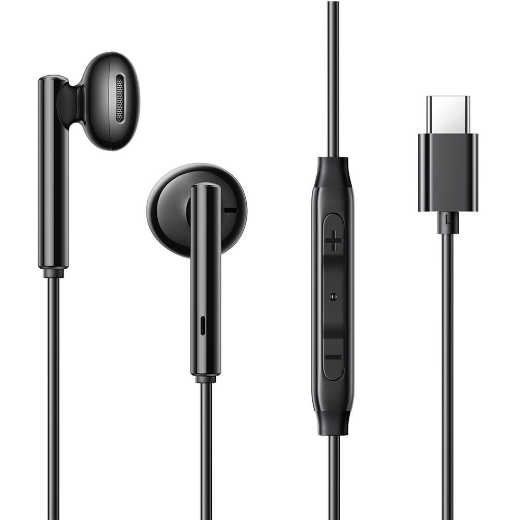 SiGN USB-C Series Half In-Ear Wired Headphones - Black — SiGN
