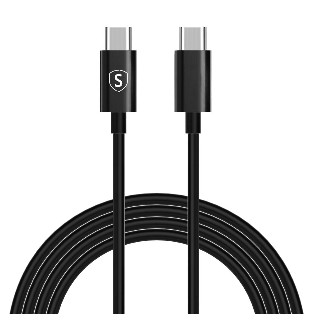 SiGN Fast Charging Cable USB-C to USB-C 60W, 3A, PD, 2m - Black — SiGN