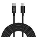 SiGN Fast Charging Cable USB-C to USB-C 60W, 3A, PD, 3m - Black