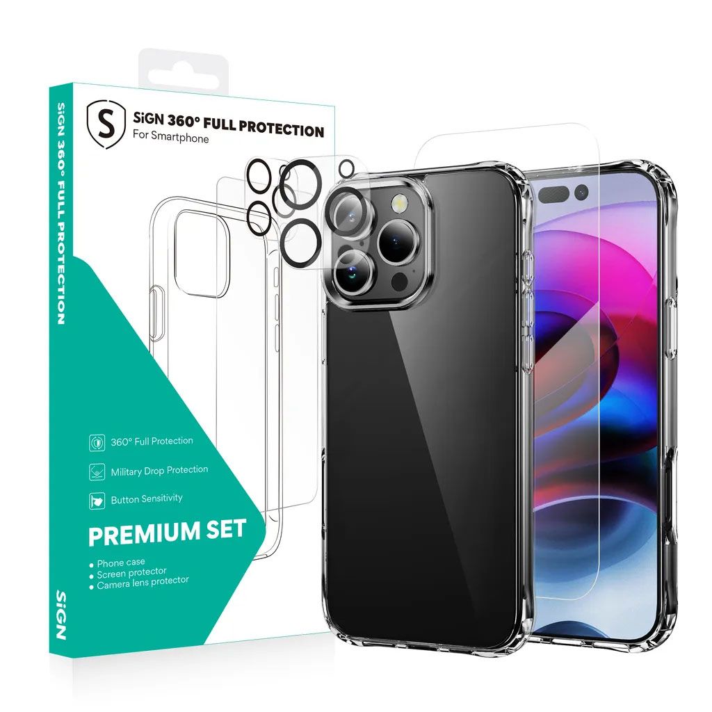 SiGN 360 Complete Protection Package for iPhone 16 Pro
