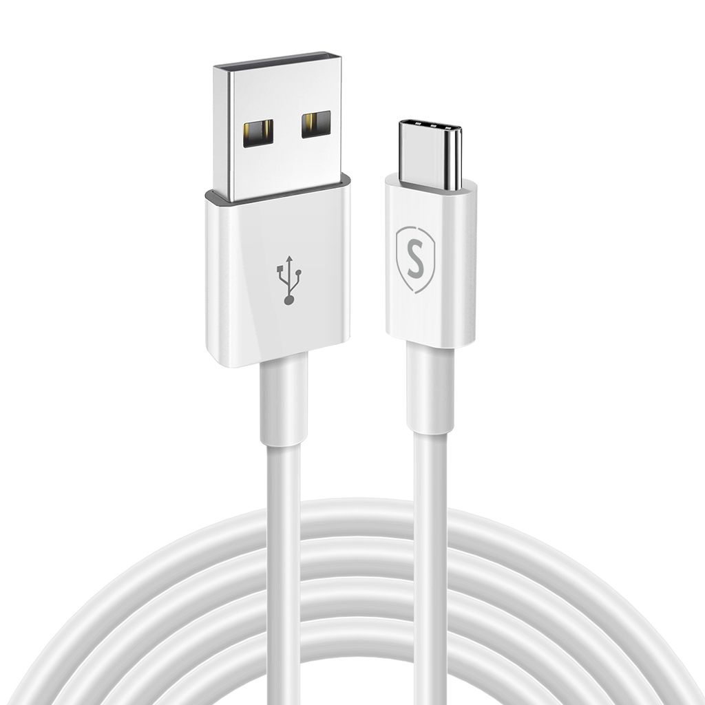 SiGN USB-C Cable for Fast Charging 2.4A, 2m - White