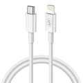 SiGN USB-C to Lightning Cable 2.4A, 1m - White