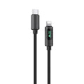 NEXTBATT USB-C to Lightning Cable 30W, 3A, 1m - Black