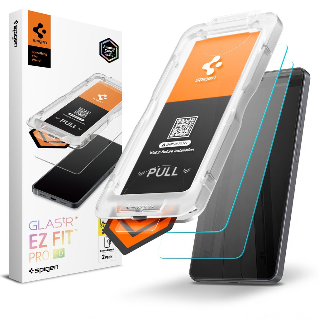 Spigen Glas.tR Ez Fit Pro HD Samsung Galaxy S25 Ultra Screen Protector 2-pack — Spigen