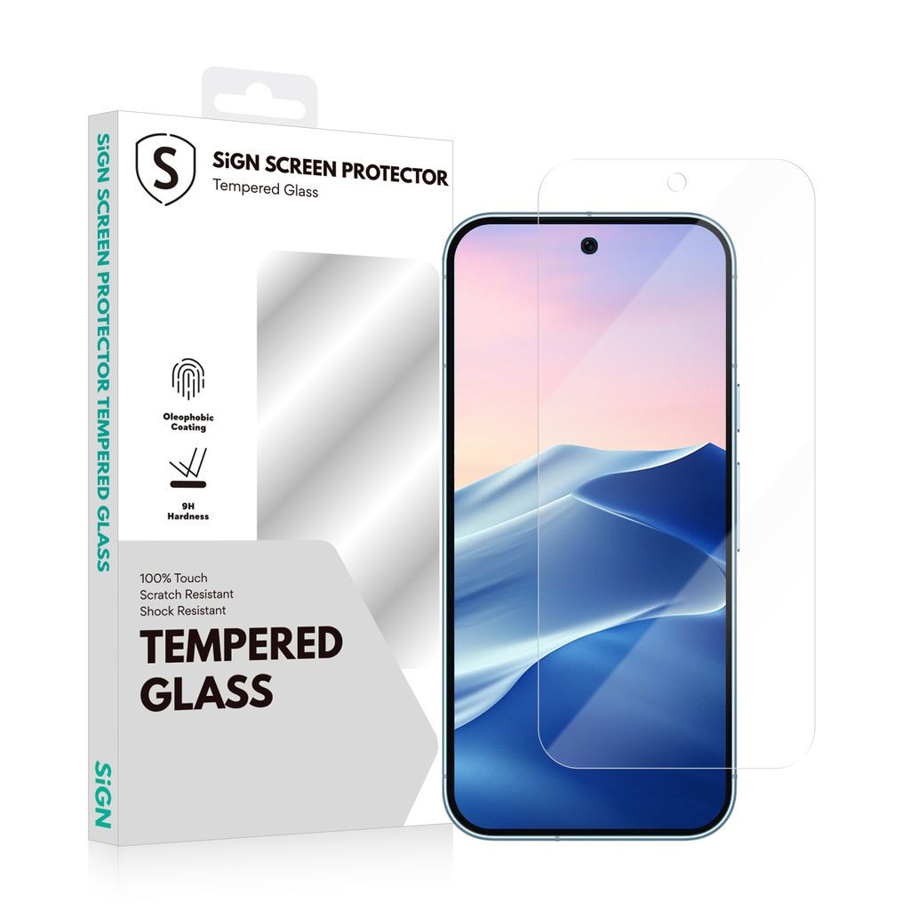 SiGN Tempered Glass Screen Protector for Google Pixel 9/9 Pro — SiGN