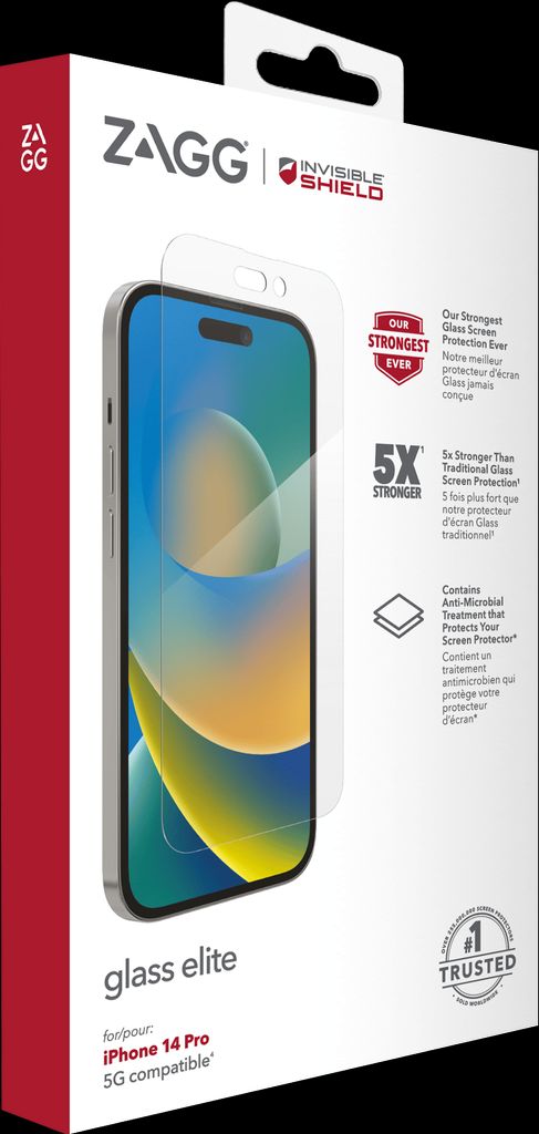 InvisibleShield Glass Elite Screen Protector for iPhone 14 Pro — Zagg