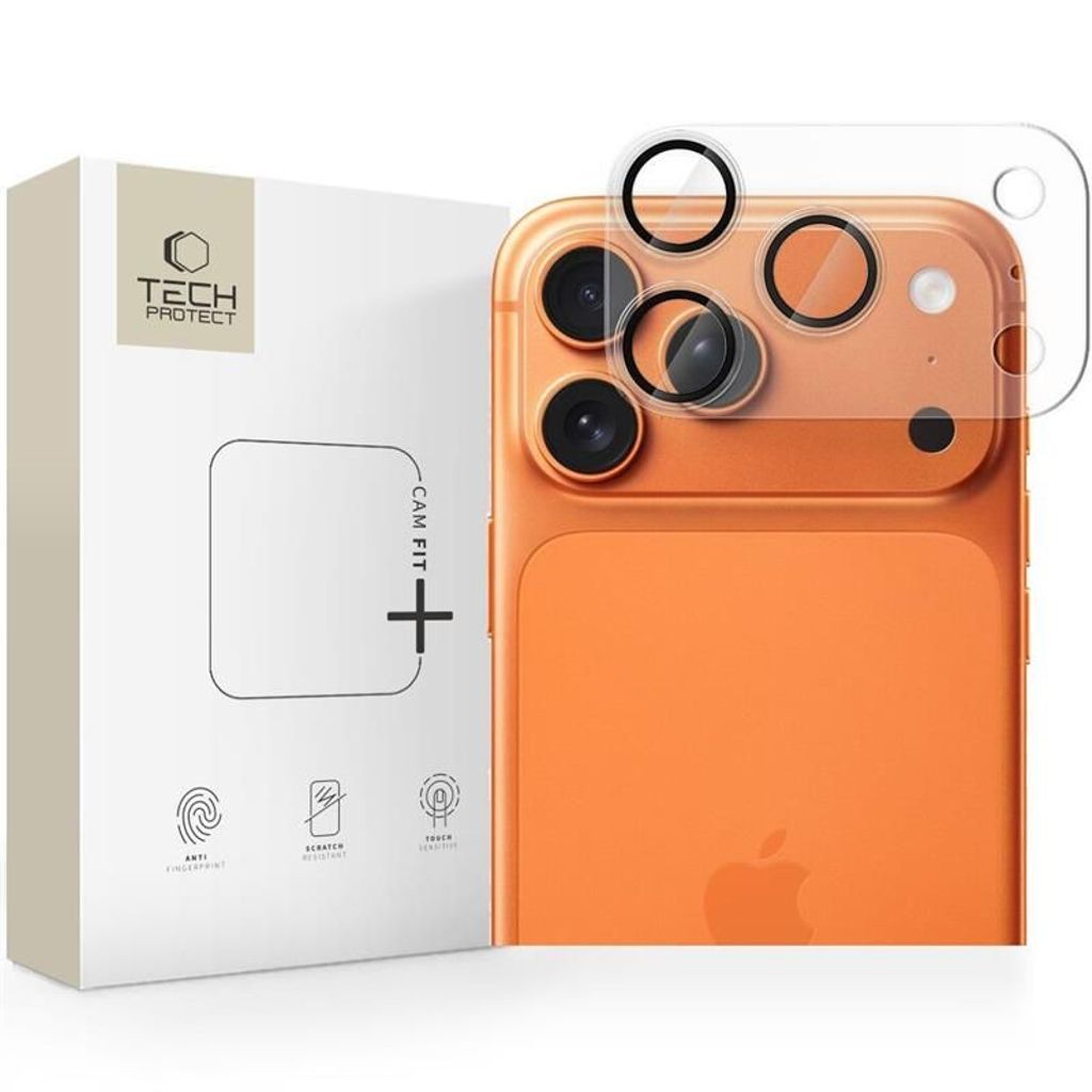 Tech-Protect Camfull Fit+ iPhone 17 Pro Max Camera Protection Hybrid Glass - Transparent — Tech-Protect