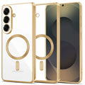 Tech-Protect MagFlex MagSafe Case for Samsung Galaxy S26 Plus - Transparent Gold — Tech-Protect