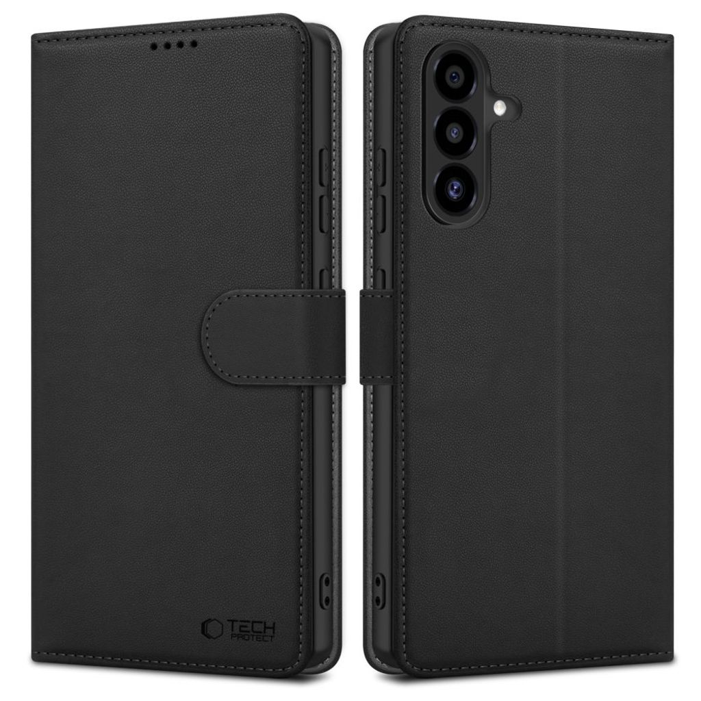 Tech-Protect Wallet Cover for Samsung Galaxy A17 / A26 5G - Black