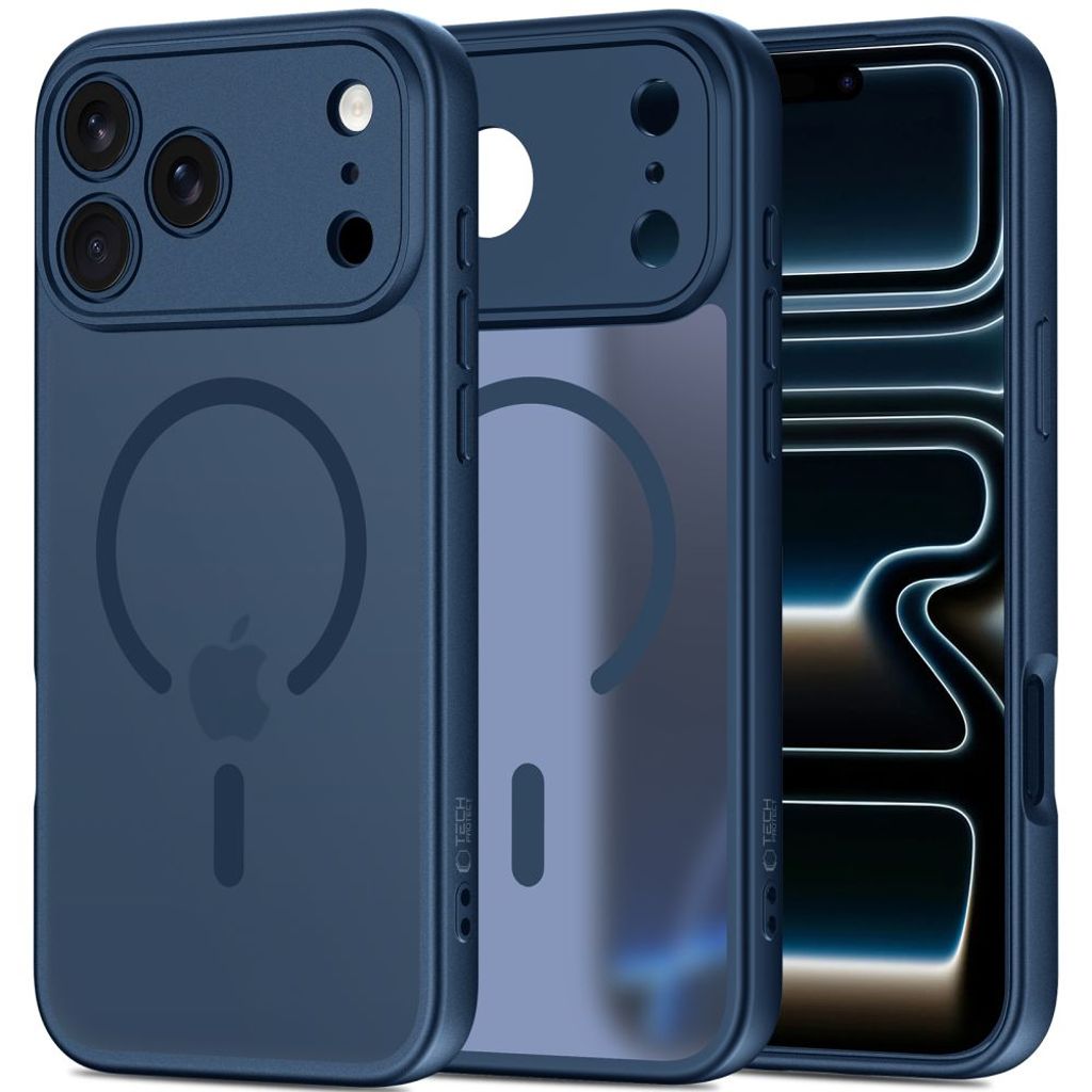 Tech-Protect BasicMag MagSafe Case for iPhone 17 Pro - Navy Blue — Tech-Protect