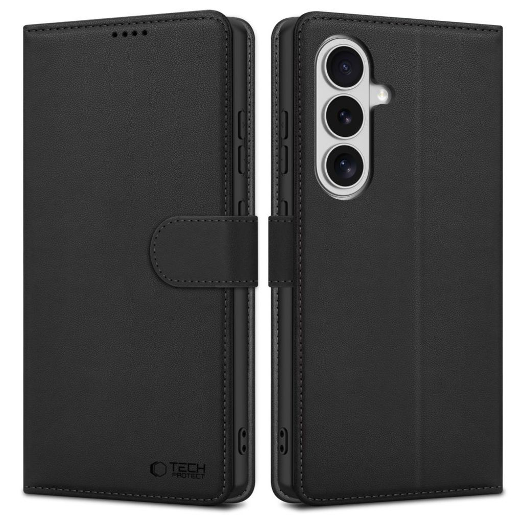 Tech-Protect Wallet Cover for Samsung Galaxy S26 - Black — Tech-Protect