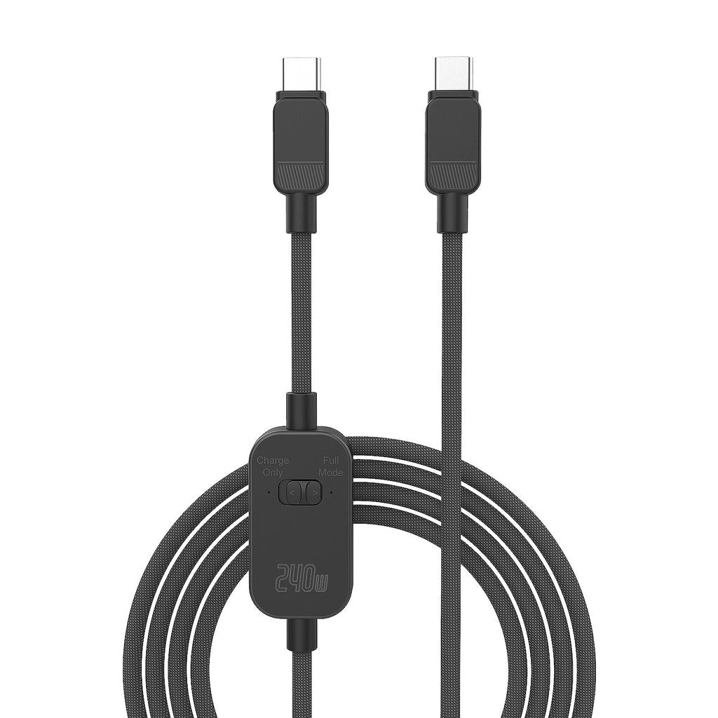 4Smarts PrivacyCord USB-C Cable 240W, 1.2m - Black — 4Smarts