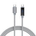 4Smarts DigitCord 100W USB-C Cable with Display - Grey — 4Smarts