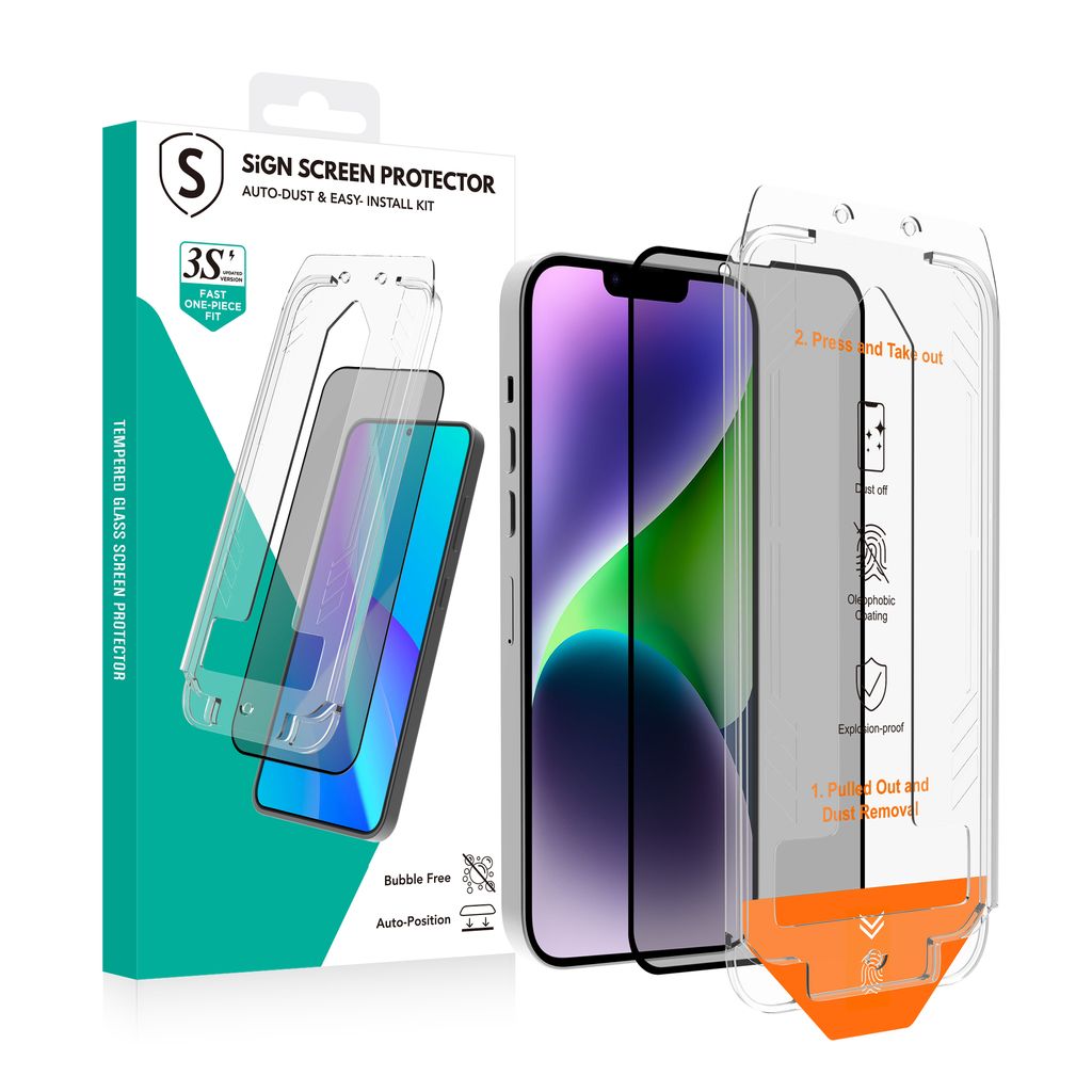 SiGN Privacy Screen Protector iPhone 14 Plus/13 Pro Max – EZ Apply applicator