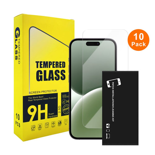 10-pack screen protector in tempered glass  for iPhone 17 Pro, Bulk — SiGN