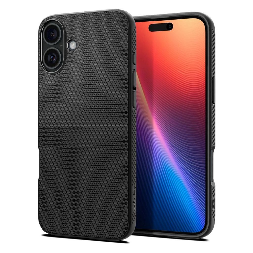 Spigen iPhone 16 Liquid Air Case - Black — Spigen