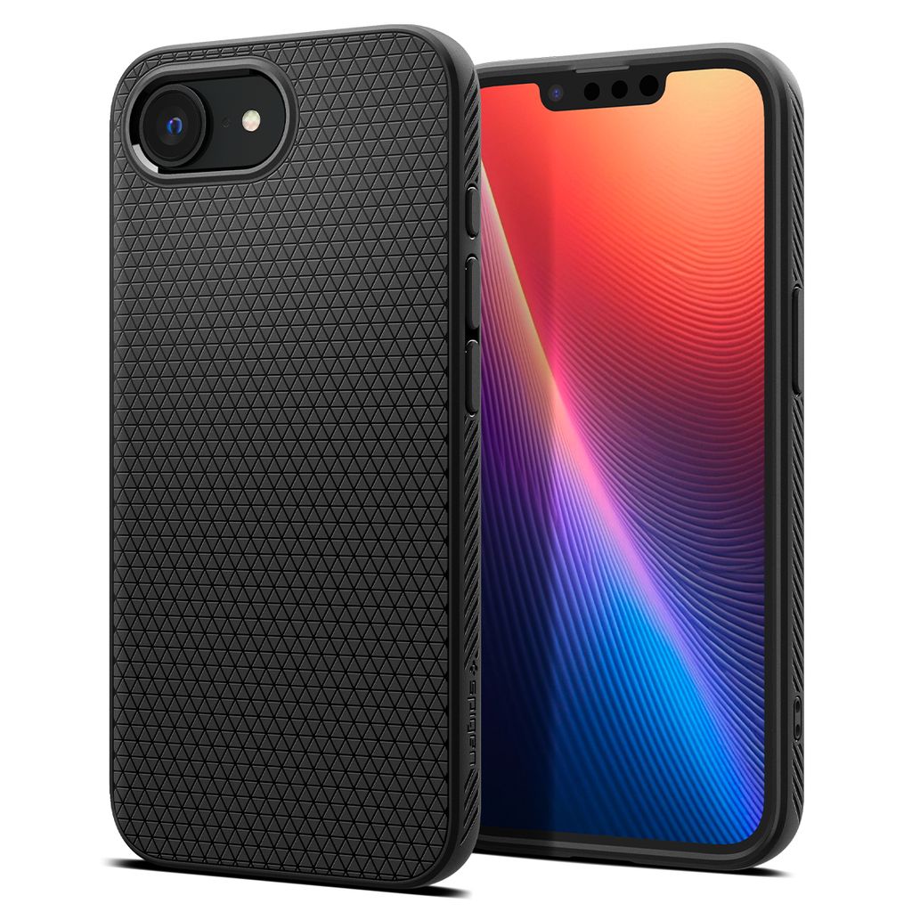 Spigen Liquid Air Case for iPhone 17e/16e - Matte Black — Spigen