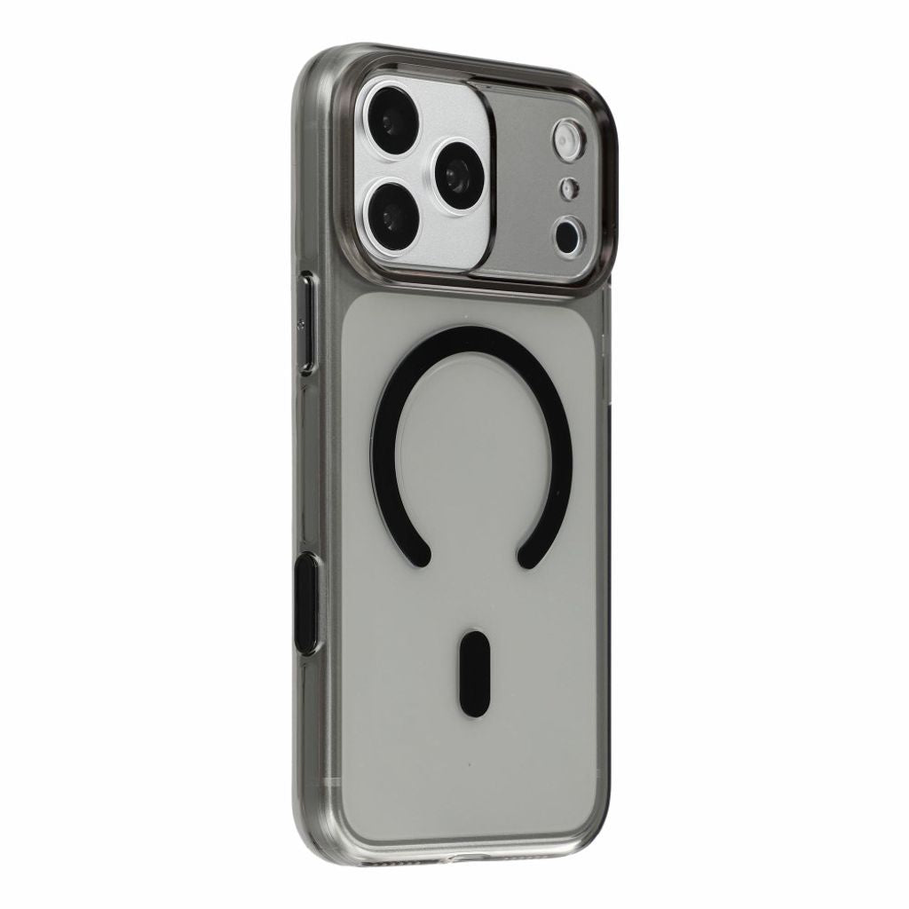 JAUCASE iPhone 18 Pro Max/17 Pro Max MagSafe Case - Transparent/Black — JAUCASE