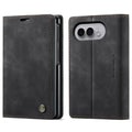 CASEME iPhone Duo Wallet Cover in  PU Leather - Black — CASEME