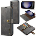 DG.MING Samsung Galaxy A36 5G Cover with Wallet - Grey — DG.MING