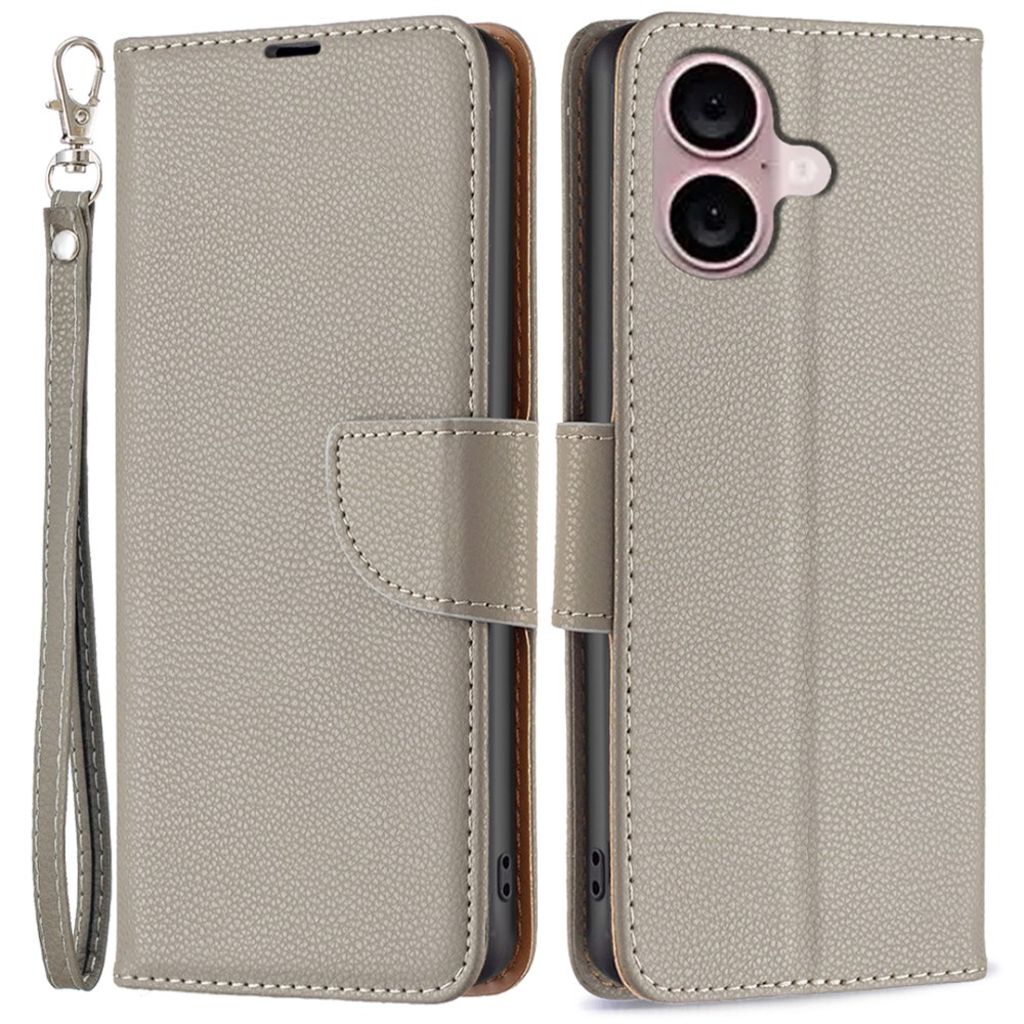 iPhone 16 cover with a stand - Gray — Övrigt