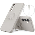Samsung Galaxy A37 5G Silicone Case with Ring holder - Gray