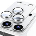 iPhone 18 Pro Lens Protector Tempered Glass/Matte Aluminum Alloy - Silver — Övrigt