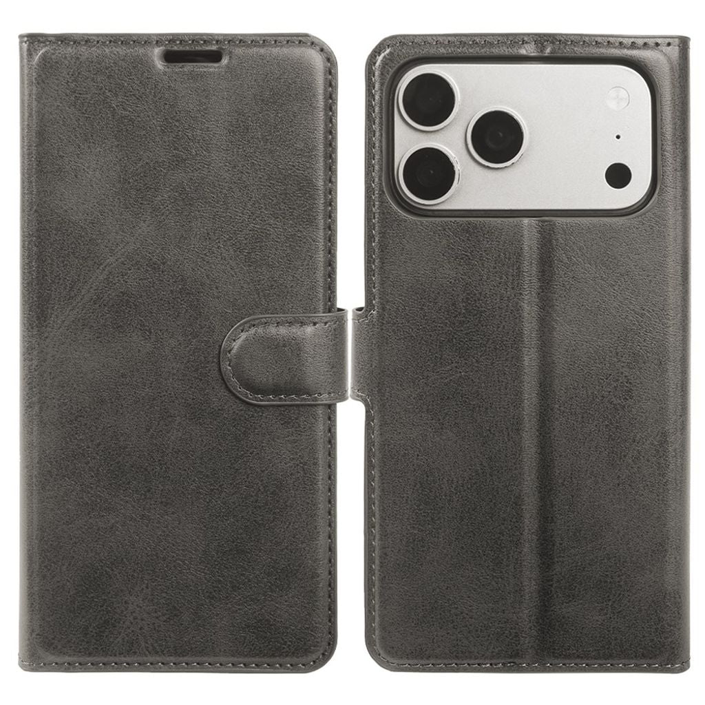 Wallet Cover with Stand iPhone 18 Pro Max, iPhone 17 Pro Max - Grey — Wallet