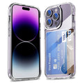 iPhone 14 Pro Card Holder Case - Transparent