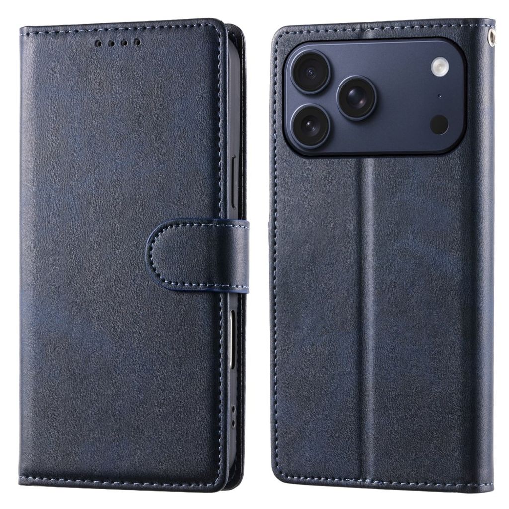Wallet Cover with Stand iPhone 18 Pro Max, iPhone 17 Pro Max - Blue — Wallet