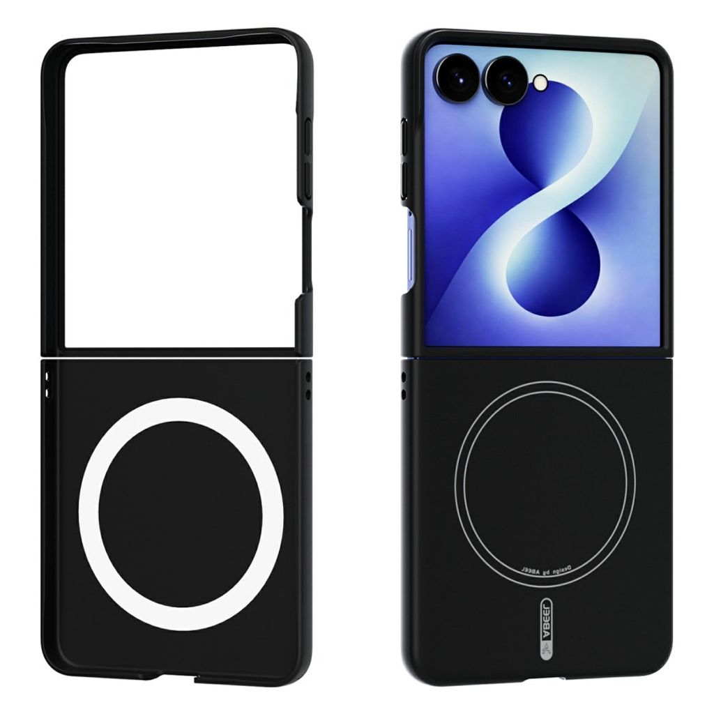 ABEEL Samsung Galaxy Z Flip8 MagSafe Case in Silicone - Black — ABEEL