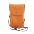 Neck bag with card slot for larger phones - Brown — Neck