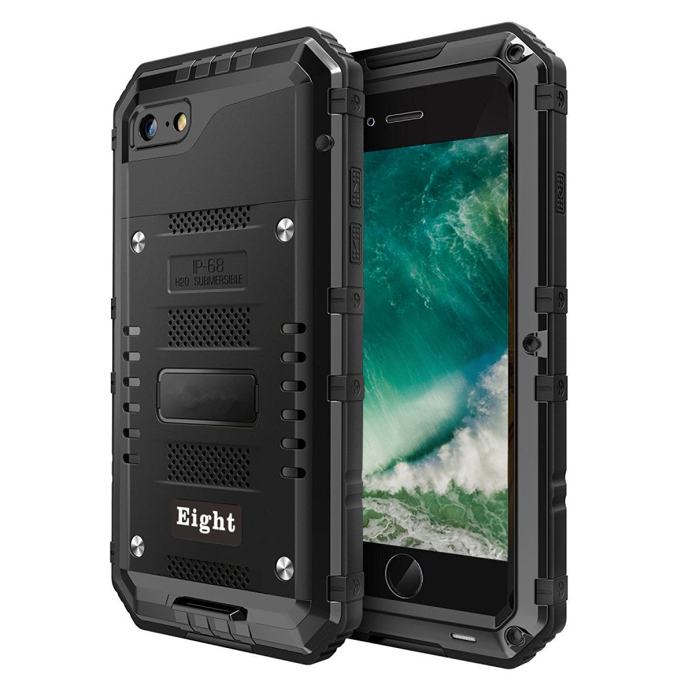 LOVE MEI Powerful Extra Solid Case for iPhone 7/8 - Black — LOVE