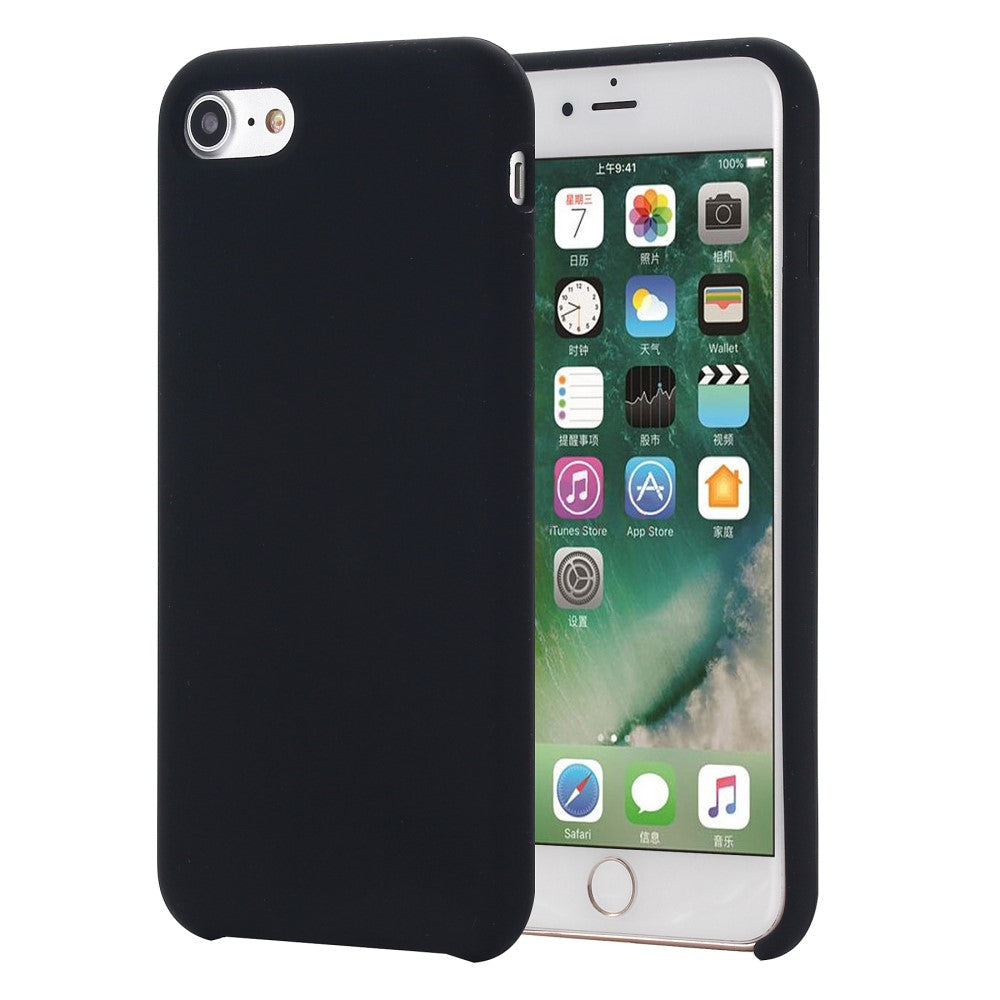 Liquid Silicone iPhone 7/8/SE 2020/SE 2022 case - Black — Liquid