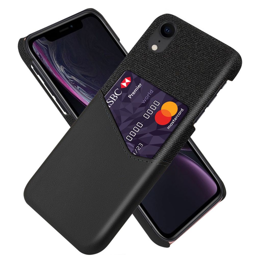 iPhone XR Case with Card Slot - Black — Övrigt