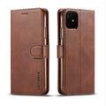 LC.imeeke Wallet Cover for iPhone 11 & XR - Brown — LC.imeeke