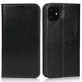 Wallet Cover Genuine Leather for iPhone 11 & XR - Black — Wallet