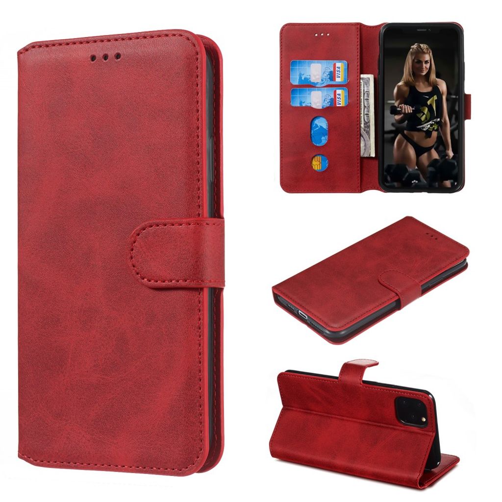 Foldable iPhone 11 Pro wallet case - Red