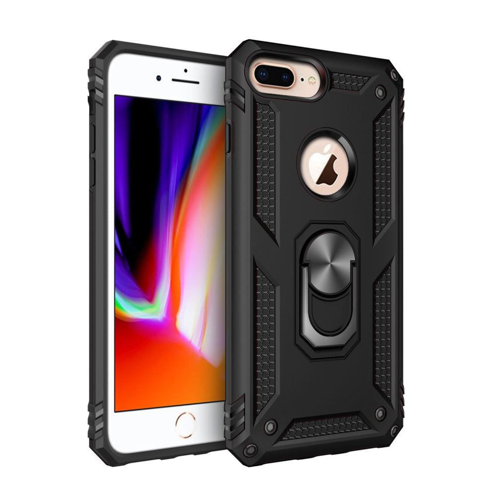 Kickstand Armor Style iPhone 6 Plus/7 Plus/8 Plus Case - Black — Kickstand